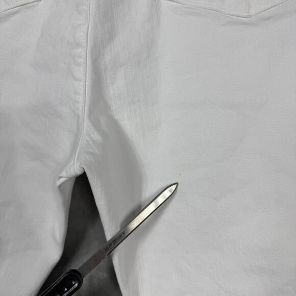 Soft Surroundings Cropped Pullon Pants Plus Sz 1X White - Picture 8 of 10
